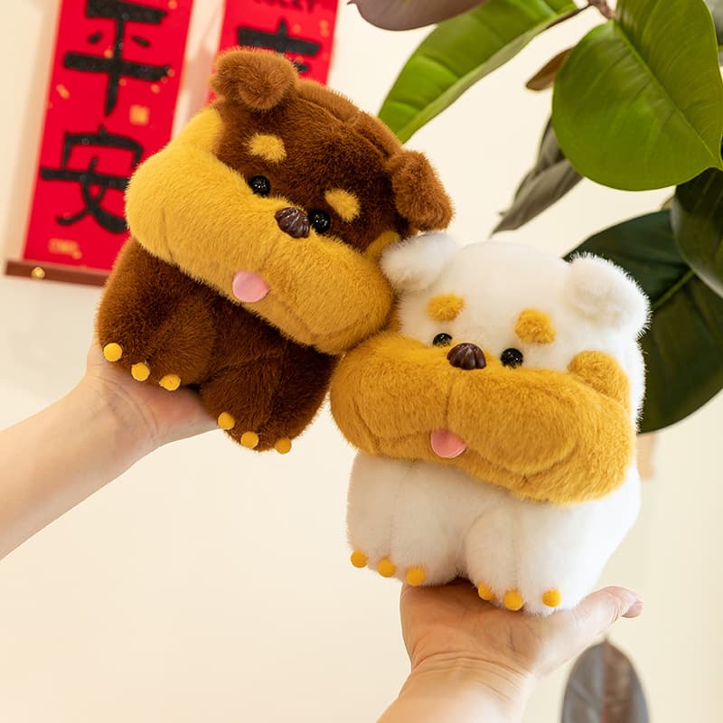 もちもち秋田犬 ぬいぐるみ 癒しの仲間たち