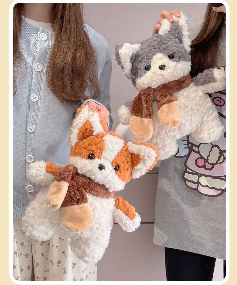 犬 ぬいぐるみ もふもふシュナウザー抱き枕ぬいぐるみ