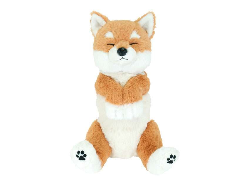 犬 ぬいぐるみ もふもふ笑顔の柴犬ぬいぐるみ