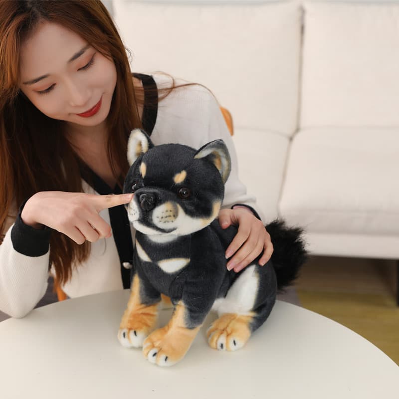 リアル柴犬親子ペアぬいぐるみセット