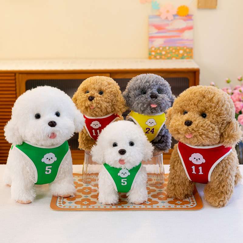 犬 ぬいぐるみ もふもふ トイプードル ぬいぐるみ ペア
