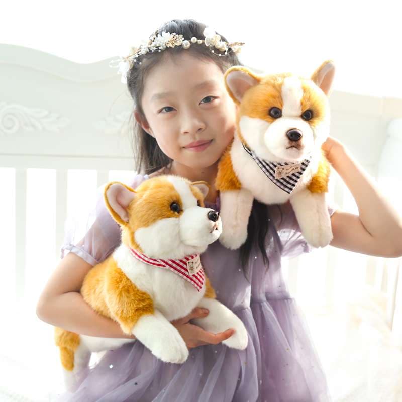 犬 ぬいぐるみ もふもふ癒し柴犬ぬいぐるみ