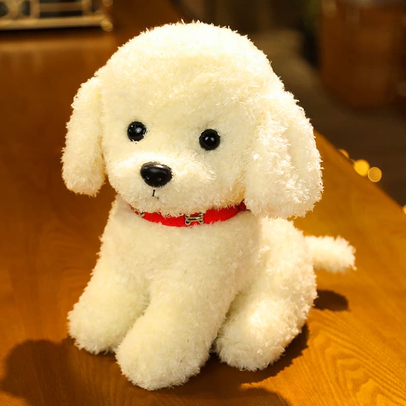 犬 ぬいぐるみ ふわもこトイプードルの癒し仲間