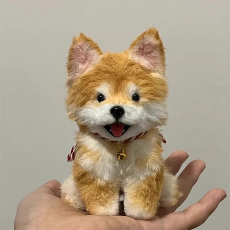 犬 ぬいぐるみ 犬 ぬいぐるみ ふわもふポメラニアン手のひらサイズ