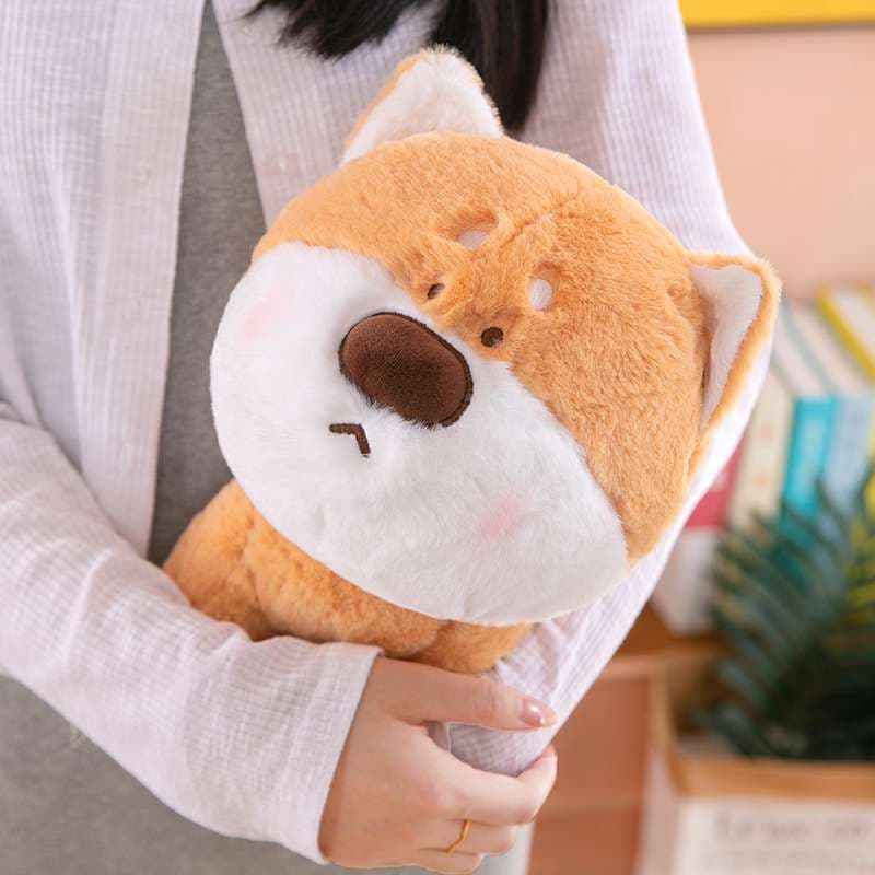 犬 ぬいぐるみ もちもち癒し柴犬ぬいぐるみ