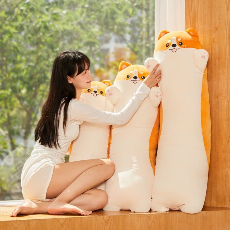 犬 ぬいぐるみ もちもち抱き枕 秋田犬ぬいぐるみ