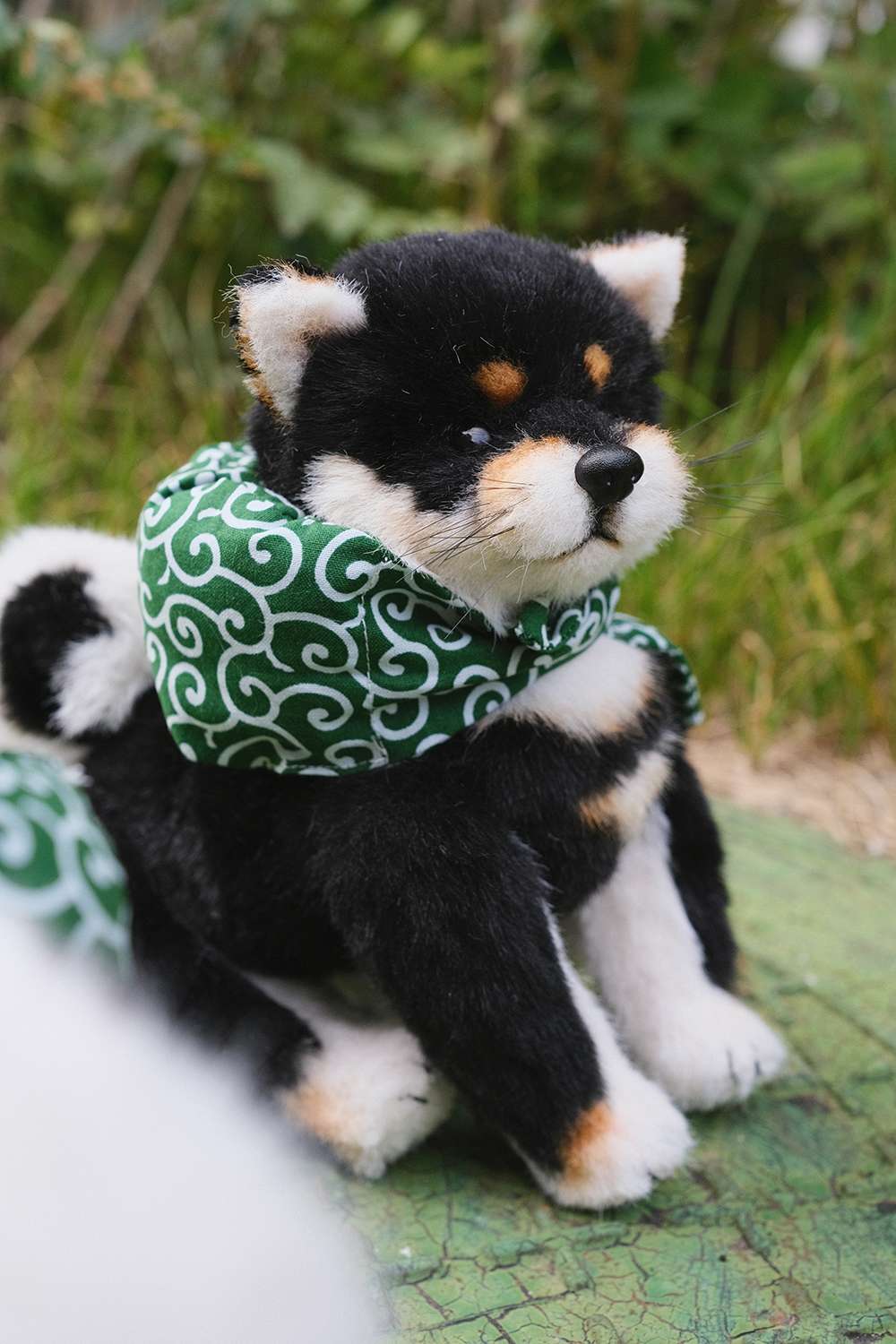 犬 ぬいぐるみ お散歩バンダナ柴犬ぬいぐるみ