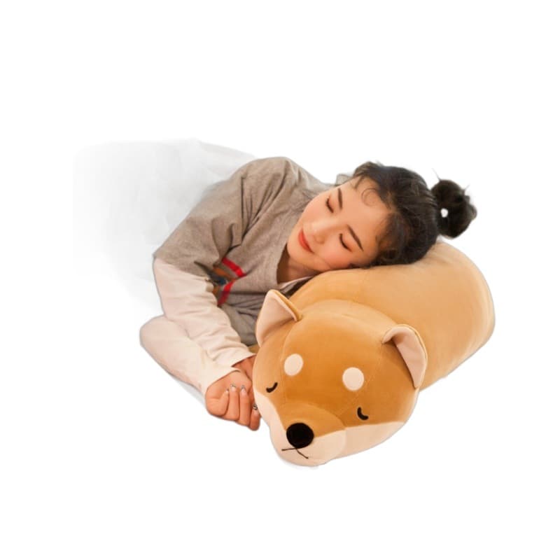 犬 ぬいぐるみ お昼寝柴犬の抱き枕ぬいぐるみ