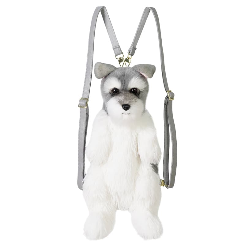 犬 ぬいぐるみ 抱っこできるシュナウザーリュック