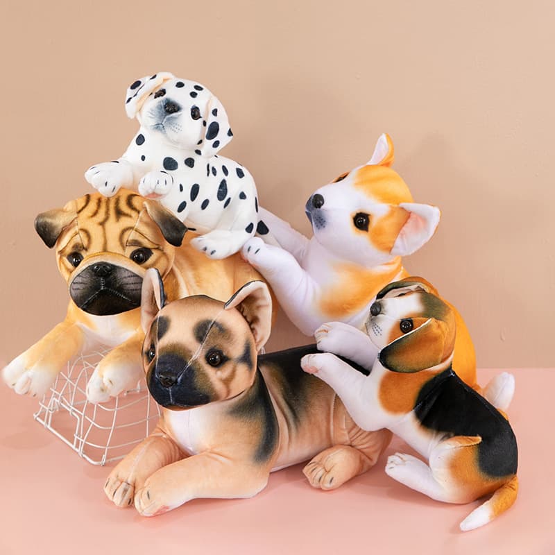 犬 ぬいぐるみ やわらか抱きぬいぐるみコレクション