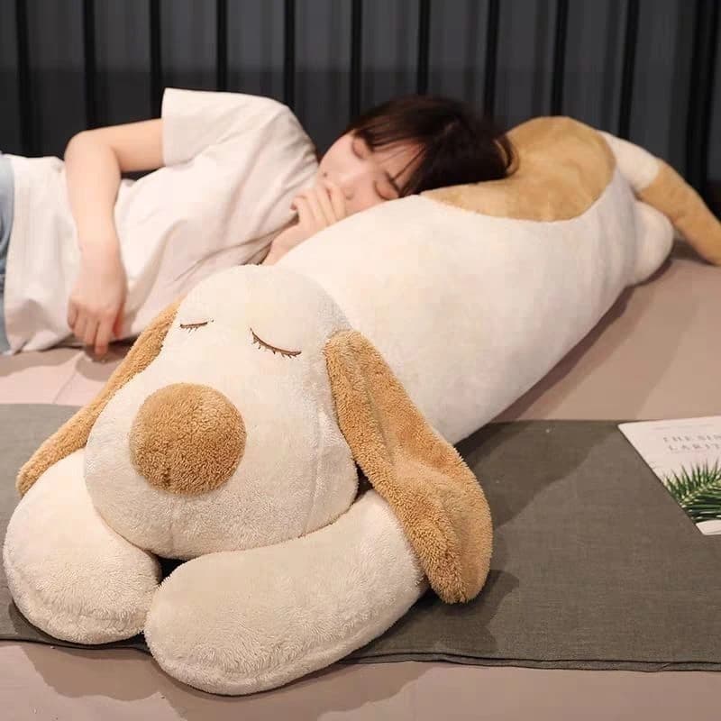 犬 ぬいぐるみ おやすみ犬の抱き枕