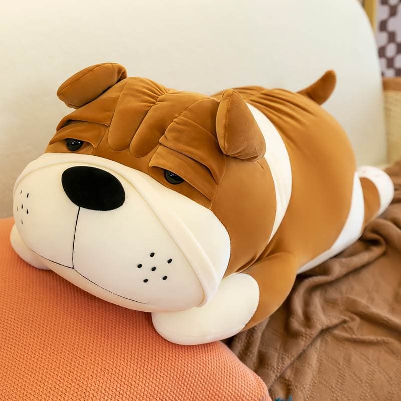 犬 ぬいぐるみ もちもちパグ抱き枕 癒しの親子ぬいぐるみ