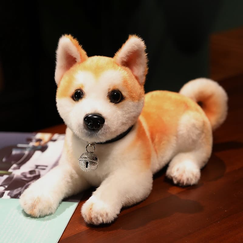 犬 ぬいぐるみ 犬 ぬいぐるみ もふもふ忠犬 柴の守り鈴