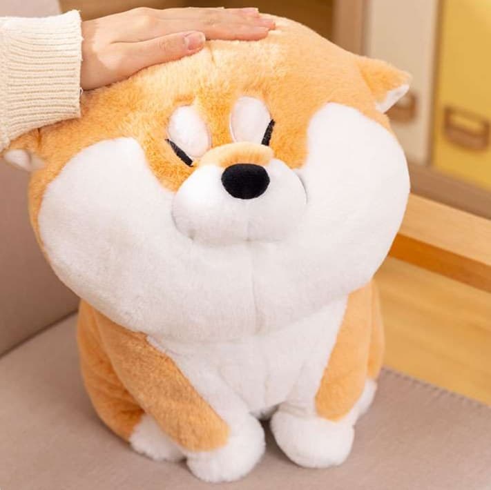犬 ぬいぐるみ もちもち柴犬ぬいぐるみ お昼寝シリーズ