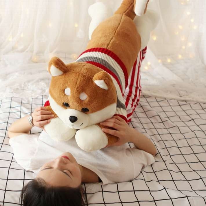 犬 ぬいぐるみ もちもち抱き枕 柴犬ぬいぐるみ