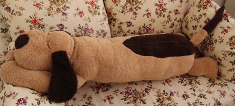 犬 ぬいぐるみ おやすみ抱き枕わんちゃん