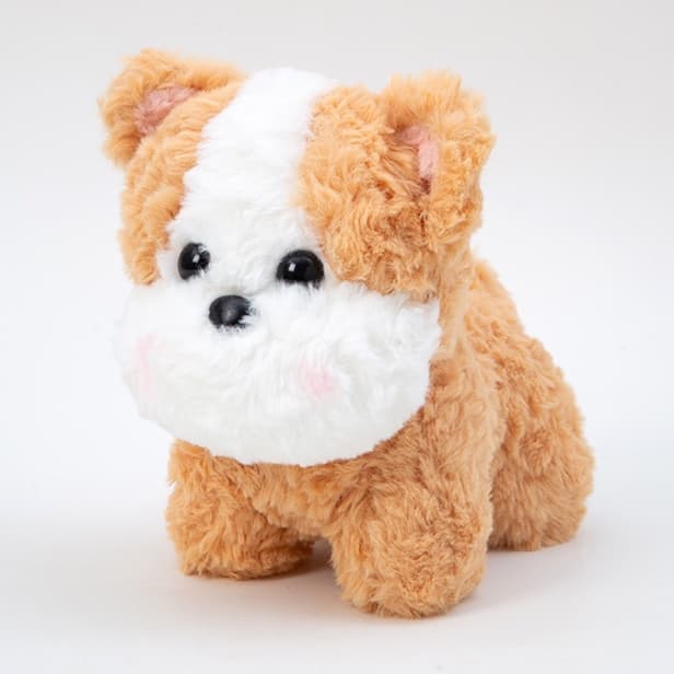 犬 ぬいぐるみ もこもこ癒やし子犬のぬいぐるみ