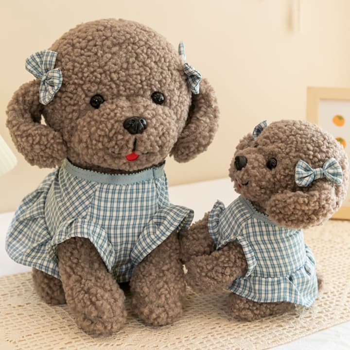 犬 ぬいぐるみ やんちゃかわいいトイプードルぬいぐるみ