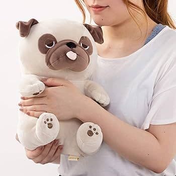 ねむねむ座り姿パグちゃんぬいぐるみ