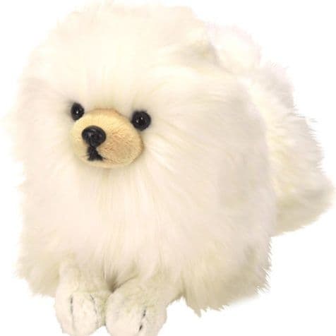 ふわふわもこもこポメラニアン座りポーズぬいぐるみ