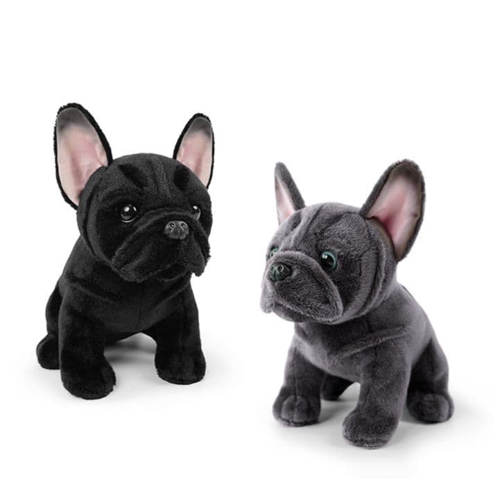 ふわふわフレンチブルドッグ座りポーズぬいぐるみ