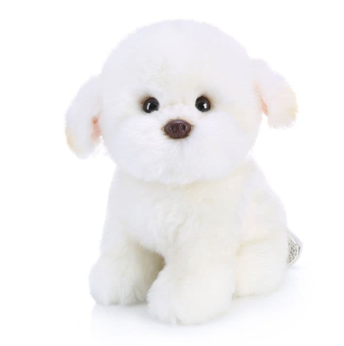 ふわふわ柴犬座りポーズ愛らしいぬいぐるみ