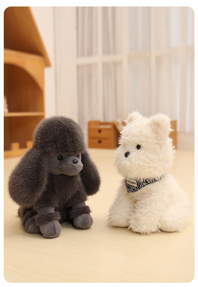 犬 ぬいぐるみ ふわもこトイプードル抱き枕