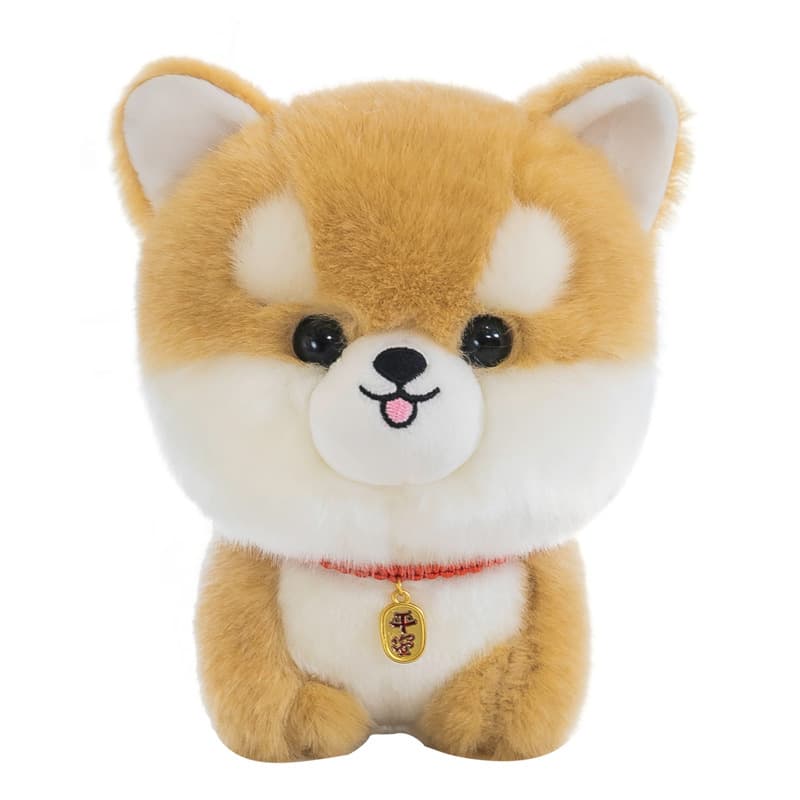 犬 ぬいぐるみ もふもふ秋田犬の癒しぬいぐるみ