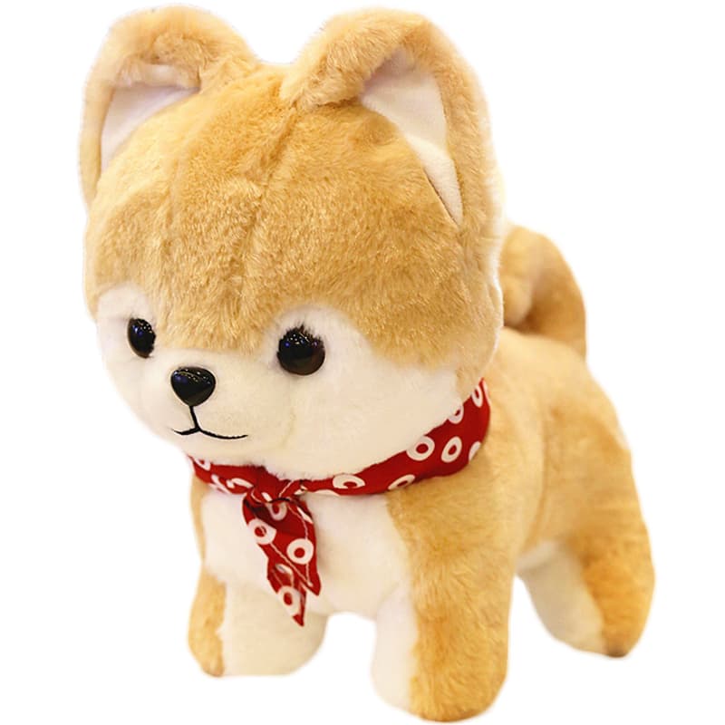 犬 ぬいぐるみ 犬 ぬいぐるみ ふわもこ秋田の子犬ぬいぐるみ