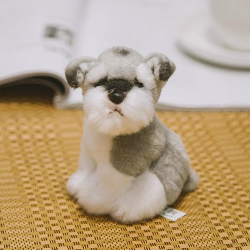 犬 ぬいぐるみ もふもふシュナウザーの仲間たち