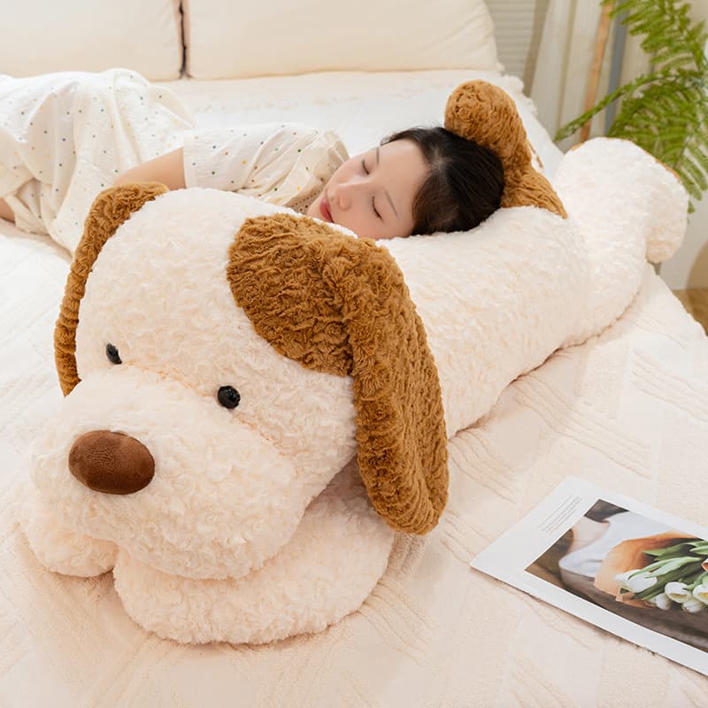 犬 ぬいぐるみ 超特大サイズもふもふトイプードル風抱き枕