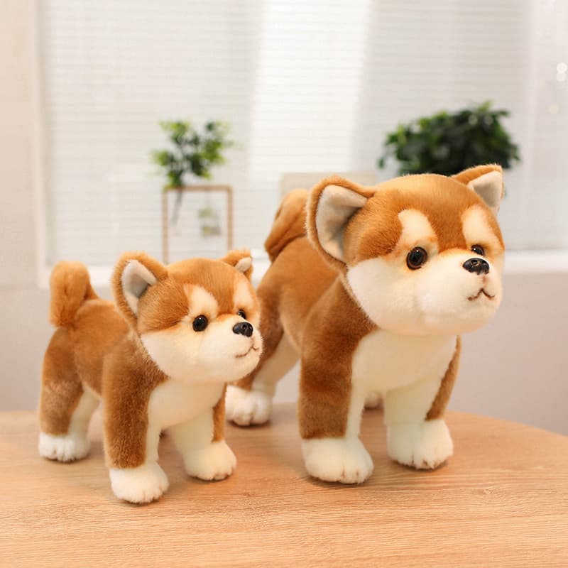 犬 ぬいぐるみ もふもふ忠犬 柴ぬいぐるみ