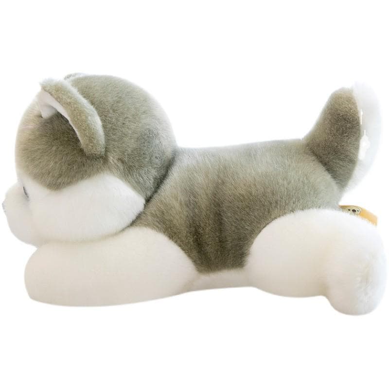 犬 ぬいぐるみ もふもふハスキー抱き枕