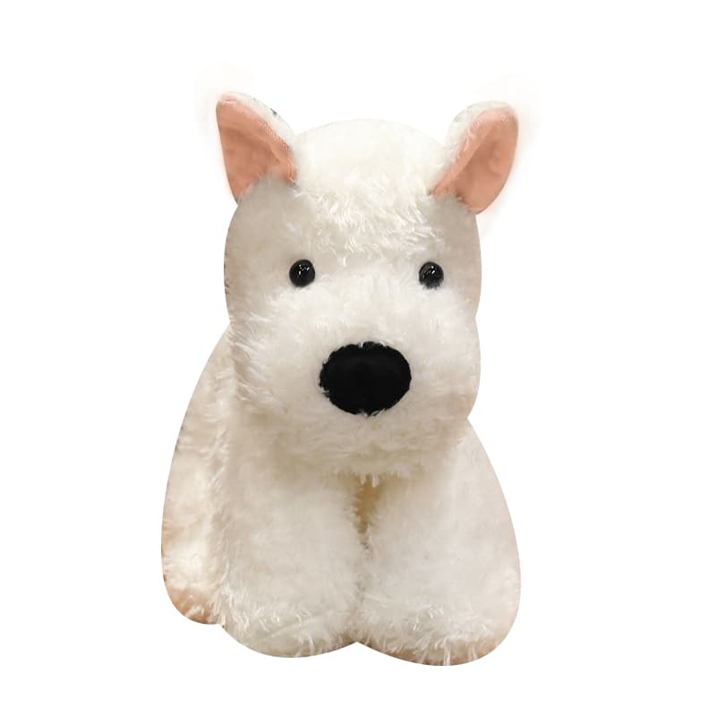 犬 ぬいぐるみ ふわふわもこもこシュナウザーぬいぐるみ