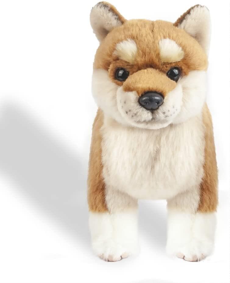 犬 ぬいぐるみ 本物そっくり立ち姿柴犬ぬいぐるみ