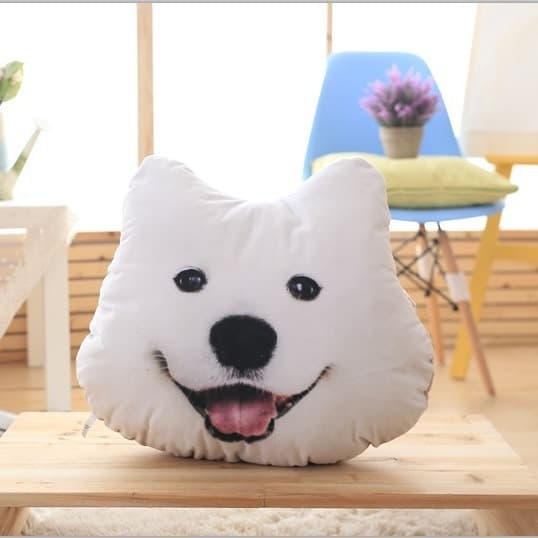 犬 ぬいぐるみ ふわふわ柴犬フェイスクッション