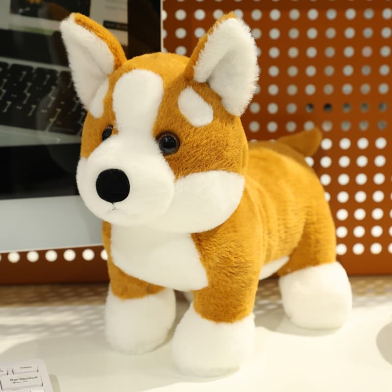 犬 ぬいぐるみ もふもふ柴犬ぬいぐるみ まんまる笑顔の癒し仲間