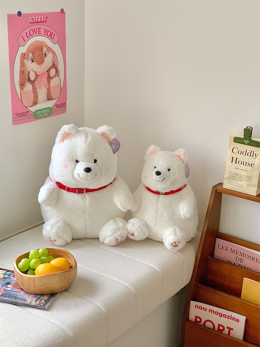 犬 ぬいぐるみ 犬 ぬいぐるみ もふもふ秋田犬の親子ぬいぐるみ