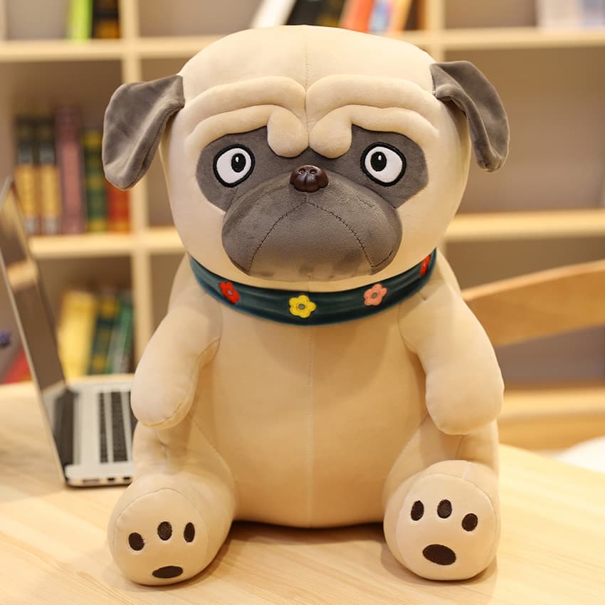 犬 ぬいぐるみ もちもちパグのおともだち
