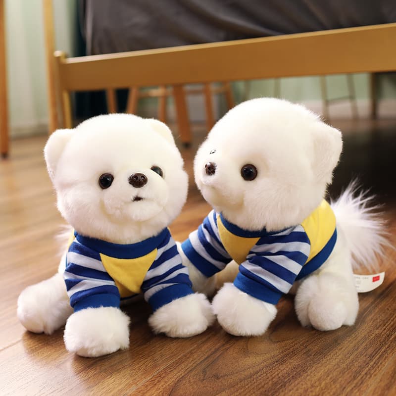 犬 ぬいぐるみ もふもふポメラニアン ぬいぐるみ マリン