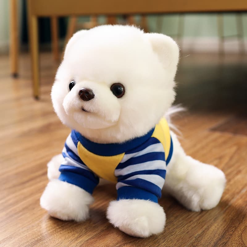 犬 ぬいぐるみ もふもふポメラニアン ぬいぐるみ マリン