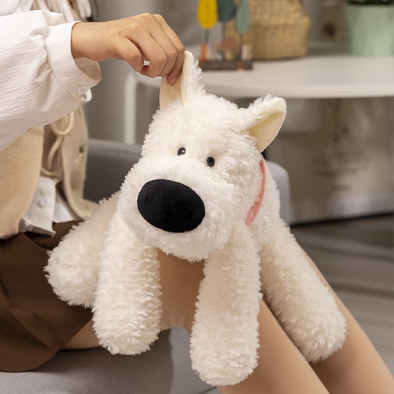 犬 ぬいぐるみ もふもふシュナウザー抱き枕