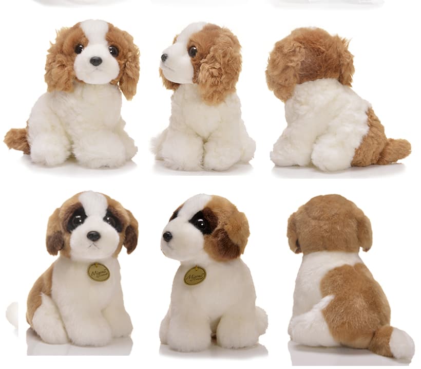犬 ぬいぐるみ もふもふトイプードルのお友達