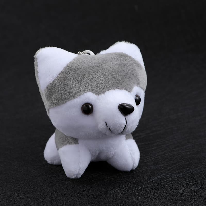 犬 ぬいぐるみ もふもふ柴犬キーホルダー