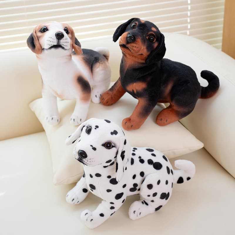 犬 ぬいぐるみ もちもち抱き心地の癒し犬ぬいぐるみ
