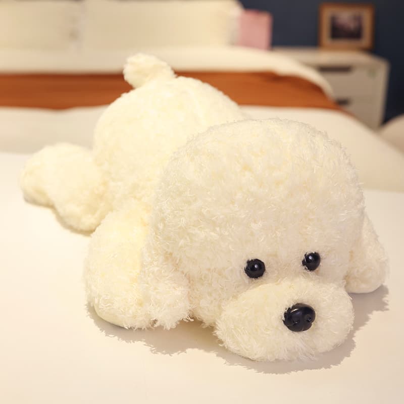 犬 ぬいぐるみ もこもこトイプードルの癒やしぬいぐるみ