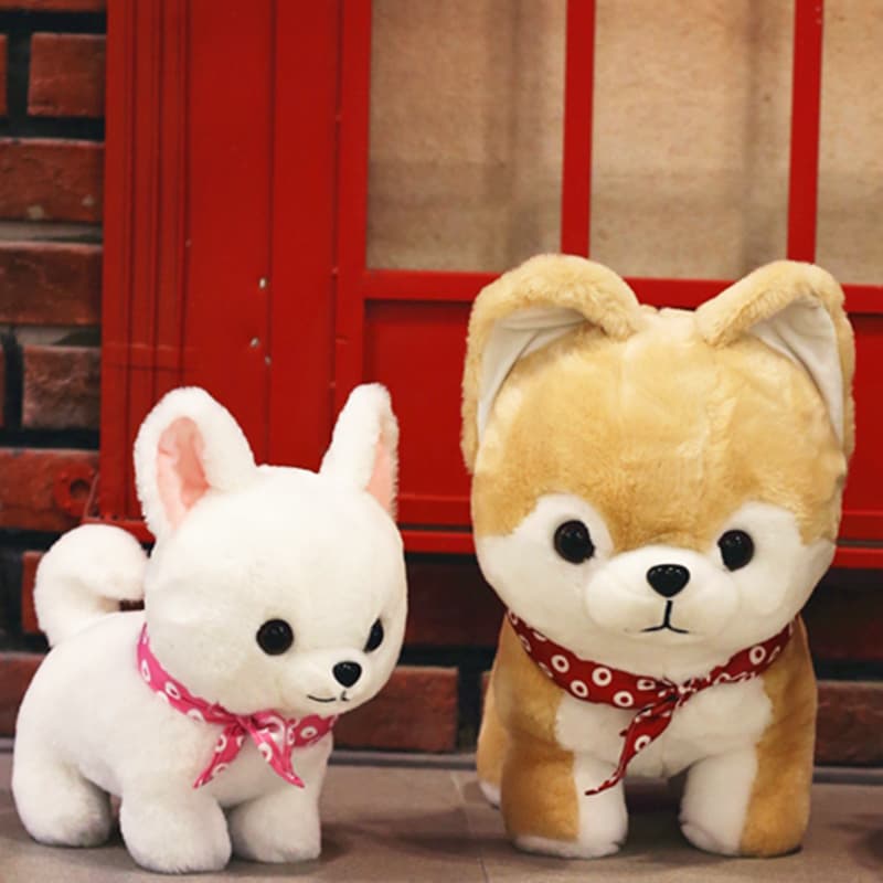 犬 ぬいぐるみ 犬 ぬいぐるみ ふわもこ秋田の子犬ぬいぐるみ