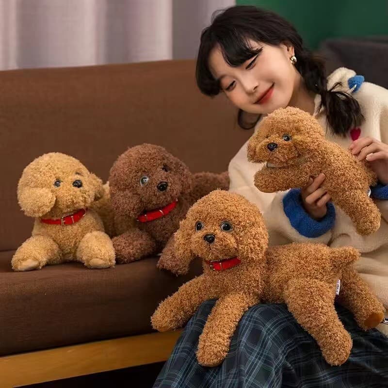 犬 ぬいぐるみ ふわもこトイプードルの夢枕