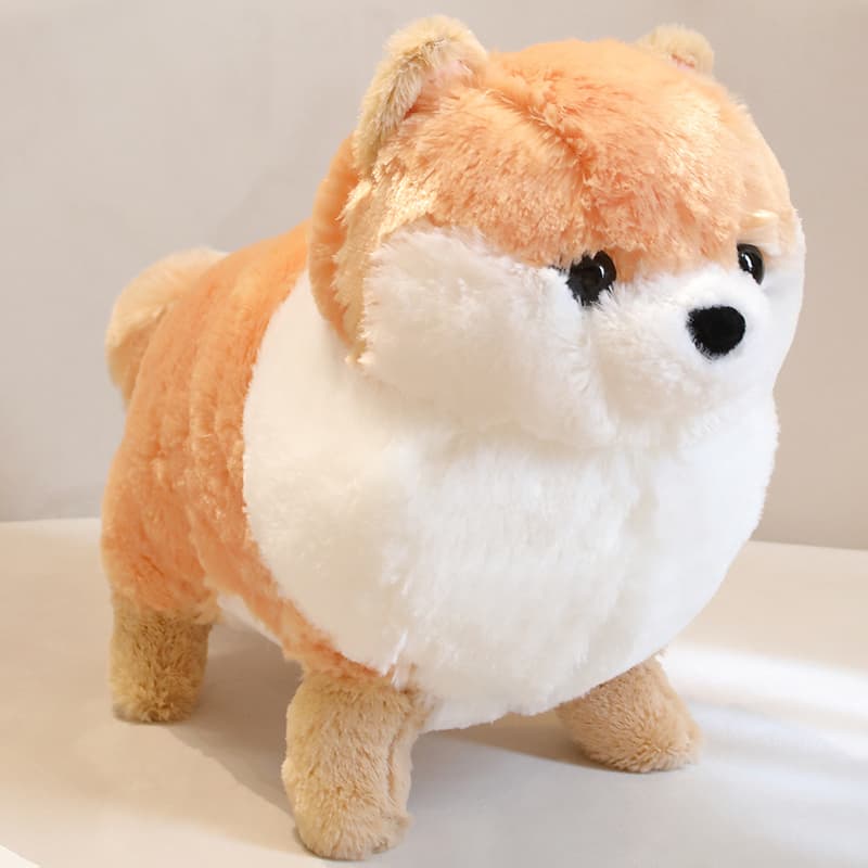 犬 ぬいぐるみ もふもふポメラニアン 抱き枕 ぬいぐるみ