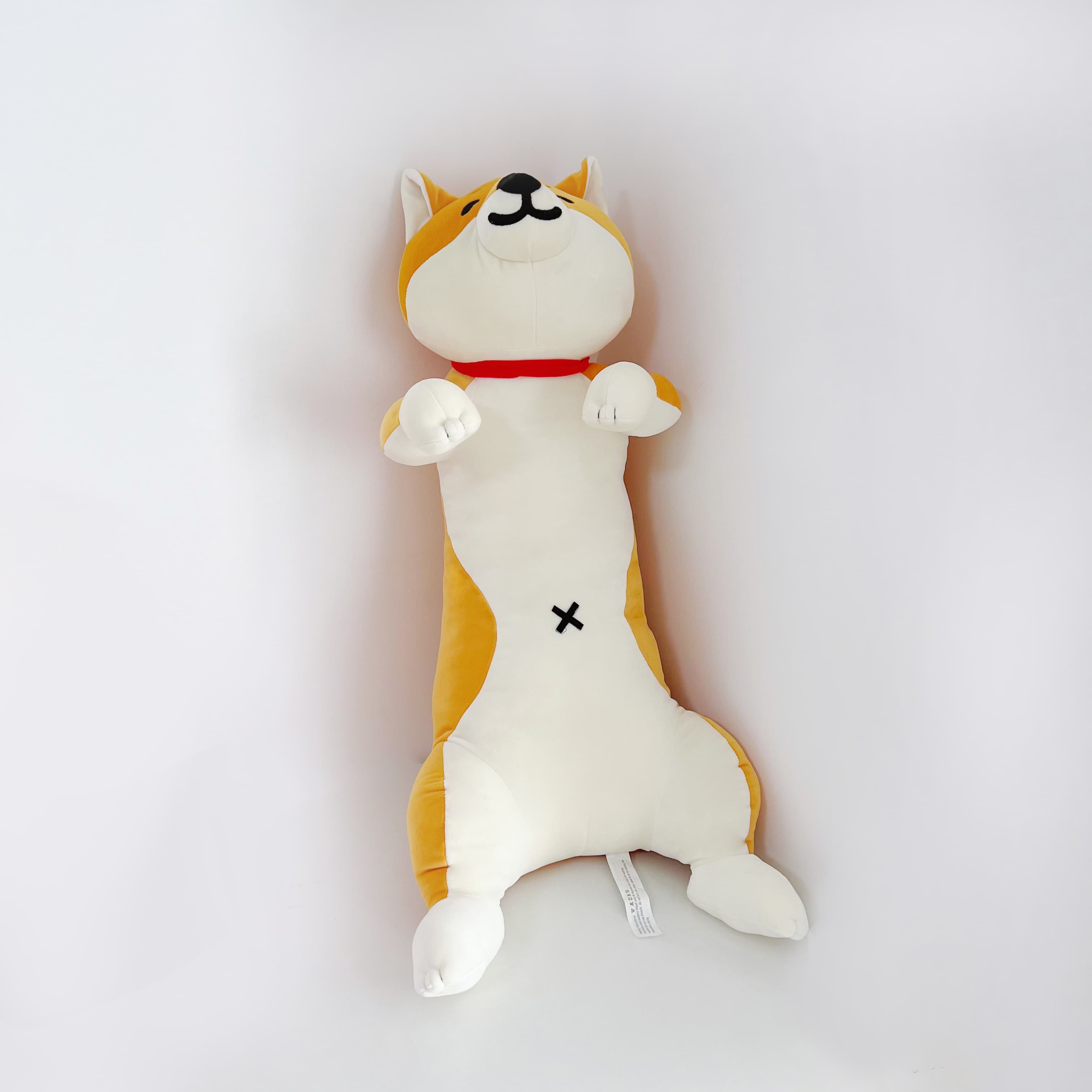 犬 ぬいぐるみ 抱きつき柴犬 もふもふ添い寝ぬいぐるみ